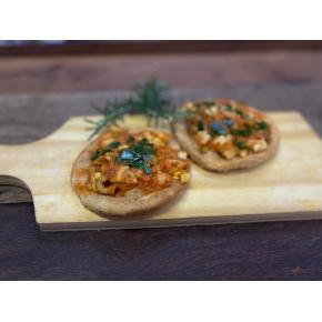 MINI PIZZA DE PALMITO SEM TRIGO E SEM LEITE - 2 UNIDADES - congelado
