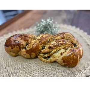 ROSCA 350g FOLHADA DE FRUTAS - AÇÚCAR MASCAVO